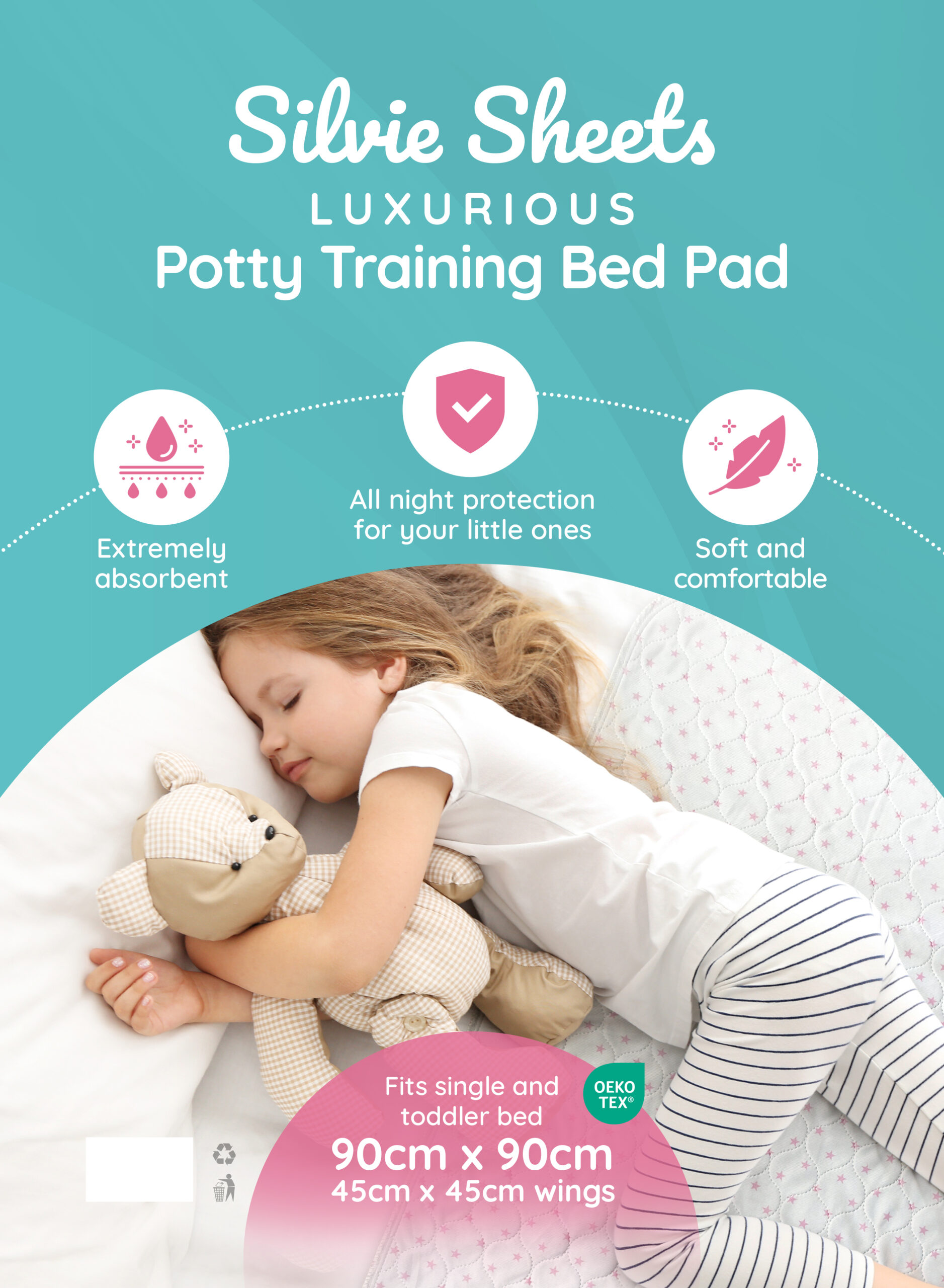Silvie Sheets – Luxurious Potty Training & Bed-Wetting Pad - Image 4